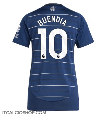Aston Villa Emiliano Buendia #10 Terza Maglia Femmina 2024-25 Manica Corta